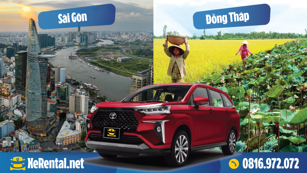 Dịch vụ cho thuê xe Sài Gòn đi Đồng Tháp Cao Lãnh Sa Đéc